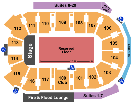 Abbotsford Centre John Fogerty Seating Chart