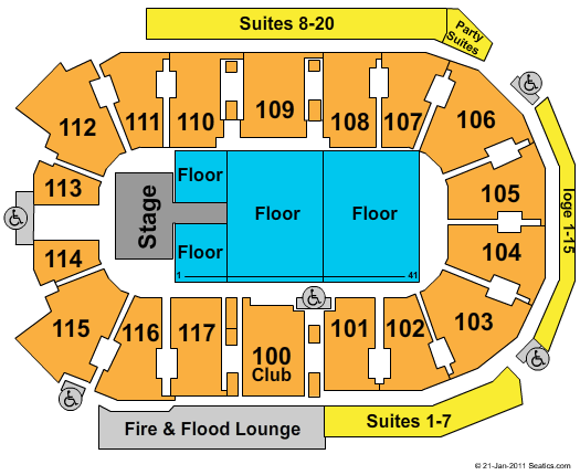 Abbotsford Centre Toby Keith Seating Chart