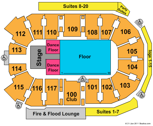 Abbotsford Centre Toby Mac Seating Chart