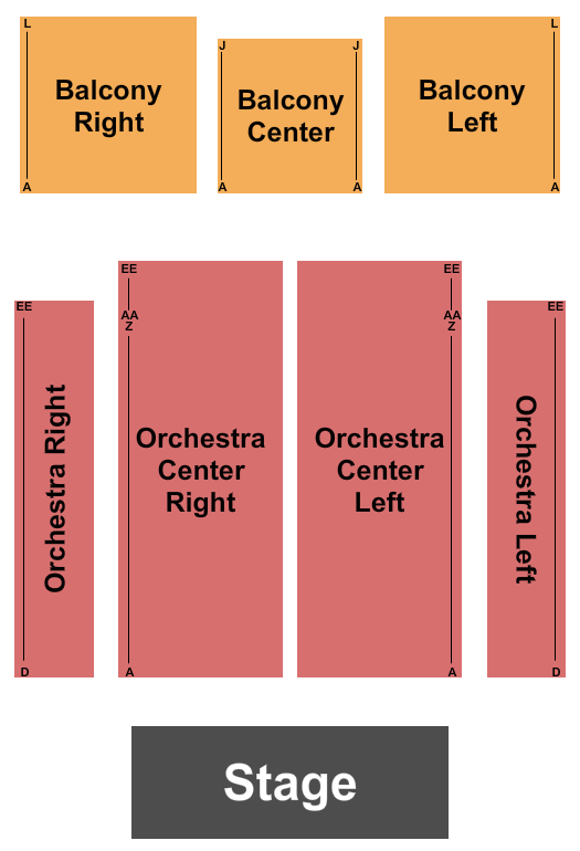 Aberdeen Civic Theatre Endstage Seating Chart