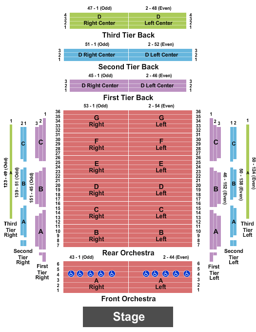 Mozart Abravanel Hall Seating Chart