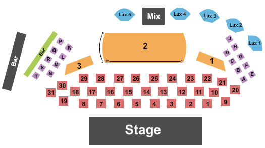 American Trilogy Aliante Casino and Hotel Seating Chart