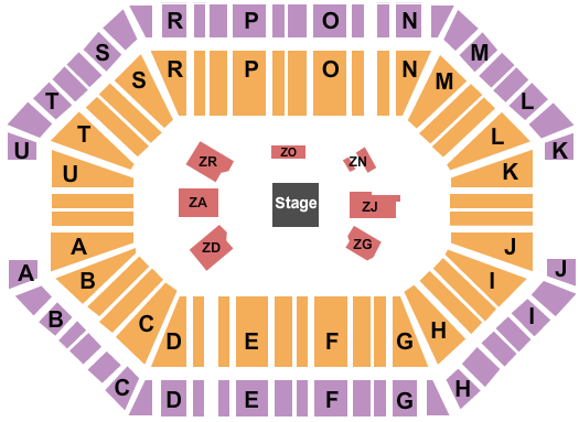 Accor Arena UFC Seating Chart