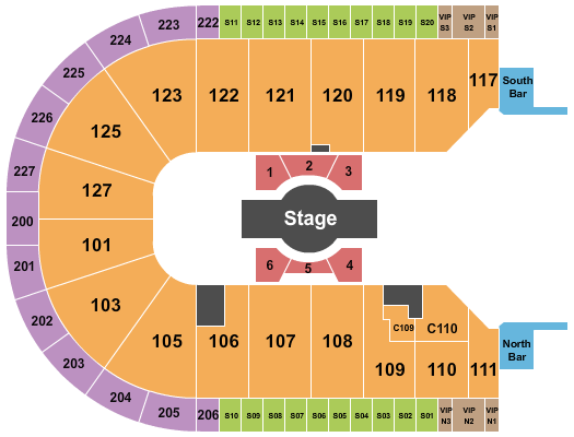 Acrisure Arena Cirque - Corteo Seating Chart