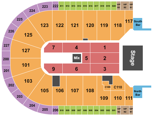 Acrisure Arena Endstage 3 Seating Chart