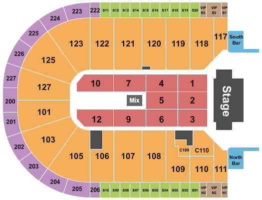 Acrisure Arena Endstage 4 Seating Chart
