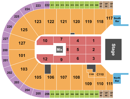 Acrisure Arena Endstage 5 Seating Chart