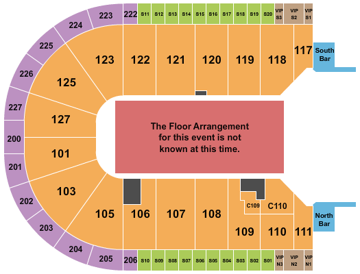 Acrisure Arena Generic Floor Seating Chart