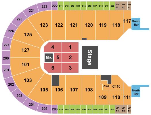 Acrisure Arena Halfhouse Seating Chart
