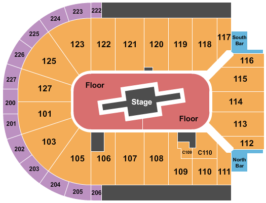 Acrisure Arena Harry Styles Seating Chart