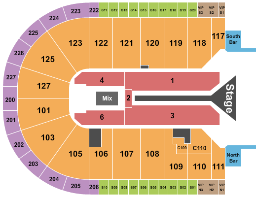 Acrisure Arena Maroon 5 Seating Chart