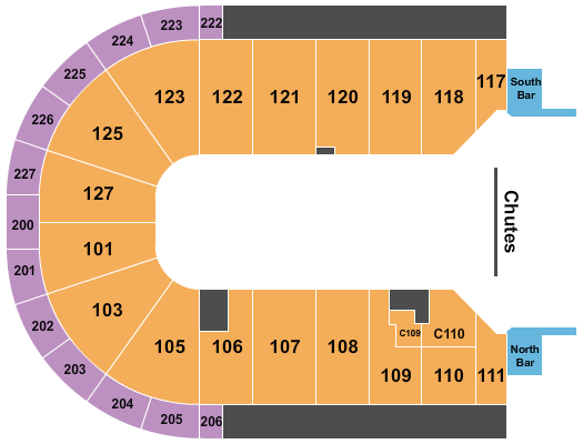 Acrisure Arena PBR Seating Chart