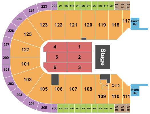 Acrisure Arena Ramon Ayala Seating Chart