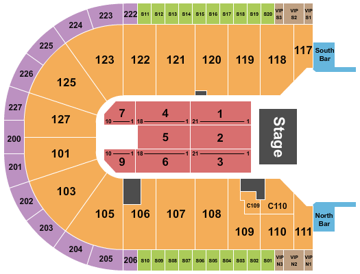 Acrisure Arena Tito Double P Seating Chart