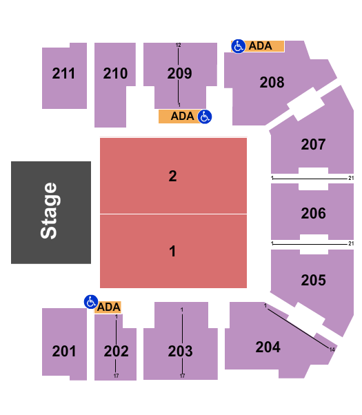 Adams Event Center Theo Von Seating Chart