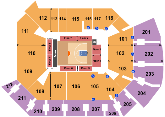Addition Financial Arena Big3 Seating Chart