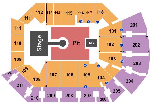 Addition Financial Arena Seating Chart