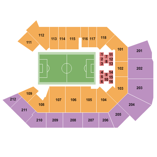 Addition Financial Arena Soccer Seating Chart