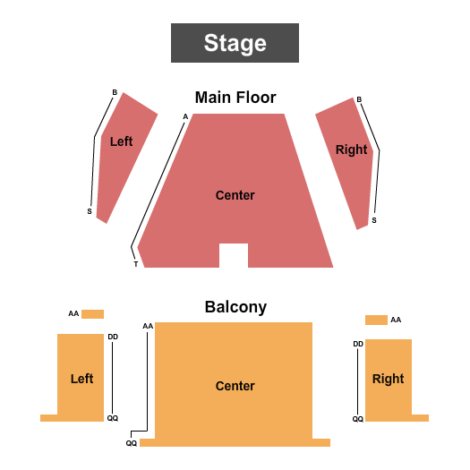Aetos Center End Stage Seating Chart
