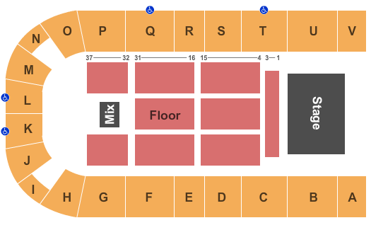 Affinity Place Jonny Reid Seating Chart