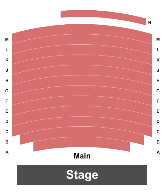 African American Performing Arts Center Endstage Seating Chart