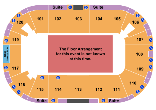 Agganis Arena Generic Floor Seating Chart