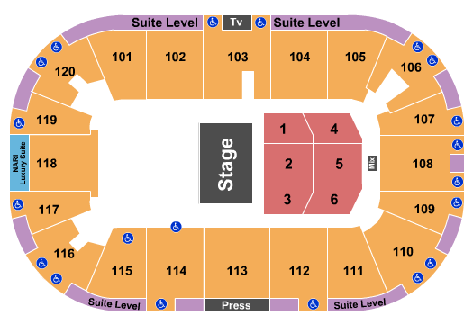 Agganis Arena Half House Seating Chart