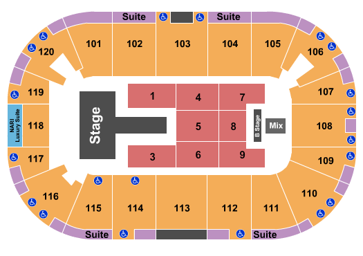 Agganis Arena J Baldvin Seating Chart