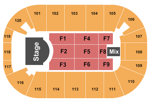 Agganis Arena Seating Chart Seat Numbers