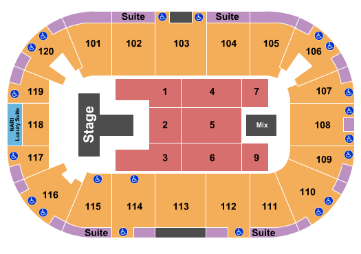 Agganis Arena Maverick City Music Seating Chart