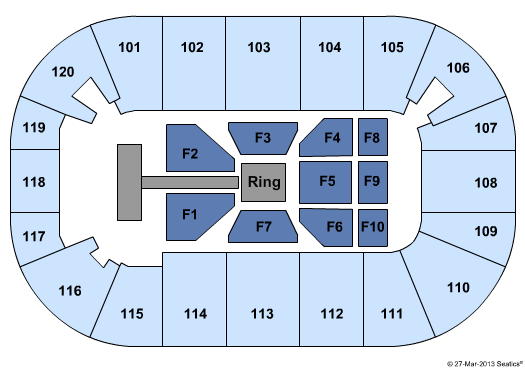 Agganis Arena TNA Seating Chart