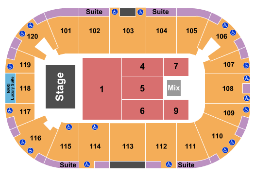 Agganis Arena The Send Seating Chart