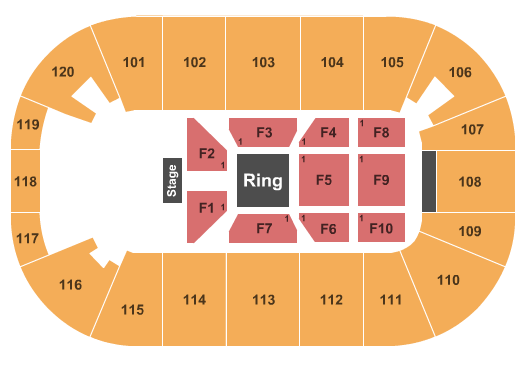 Agganis Arena WWE Seating Chart