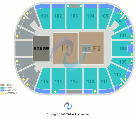 Agganis Arena End Stage GA Floor Seating Chart