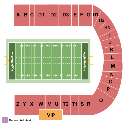 Truist Stadium - Greensboro Football Seating Chart