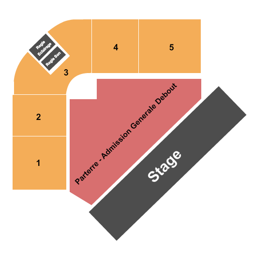 Agora At Port of Quebec Seating Chart