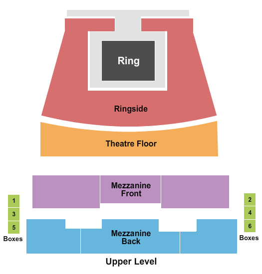 Agora Theatre WWE Seating Chart