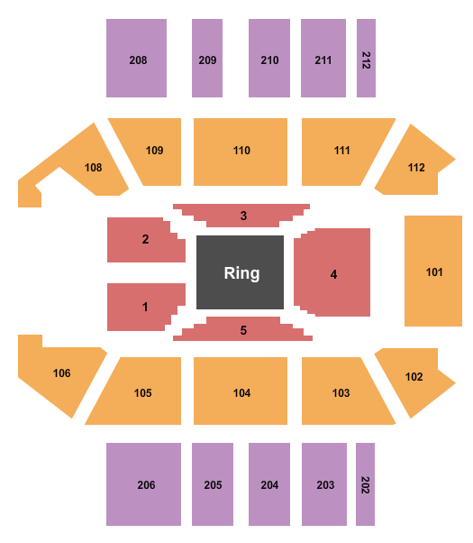 Aiken Convocation Center WWE Seating Chart