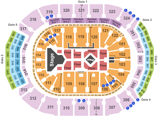 Scotiabank Arena Adele Seating Chart