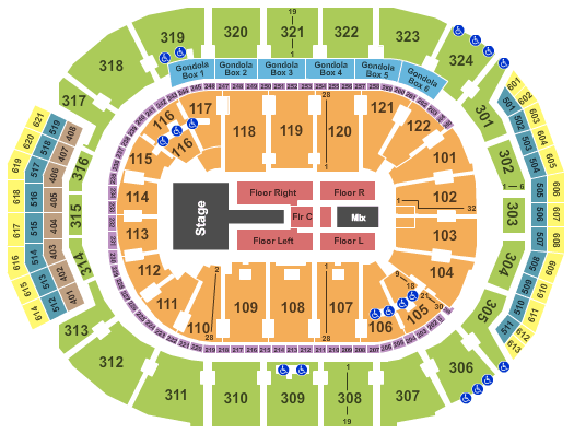 Scotiabank Arena Aerosmith Seating Chart