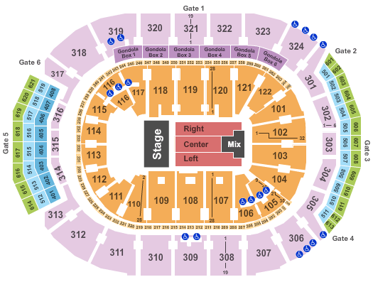 Scotiabank Arena Drake Seating Chart