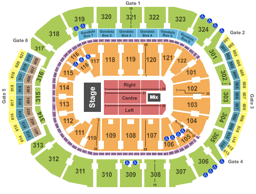 Scotiabank Arena Endstage 4 Seating Chart