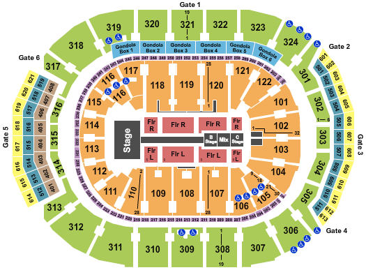 Scotiabank Arena Fall Out Boy Seating Chart