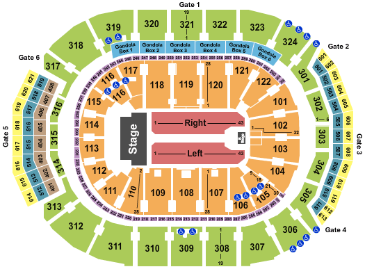 Scotiabank Arena Halsey Seating Chart