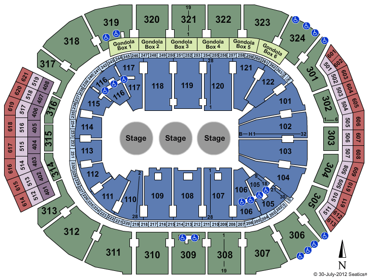 Scotiabank Arena How to train your dragon Seating Chart