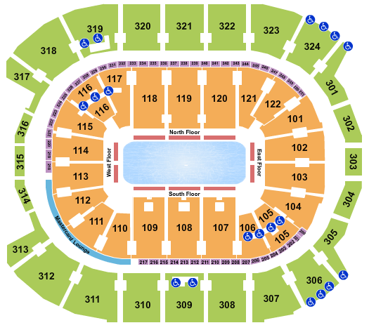 Scotiabank Arena Ice Show Seating Chart