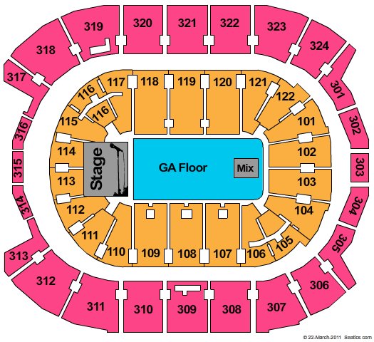 Scotiabank Arena Juno Awards Seating Chart