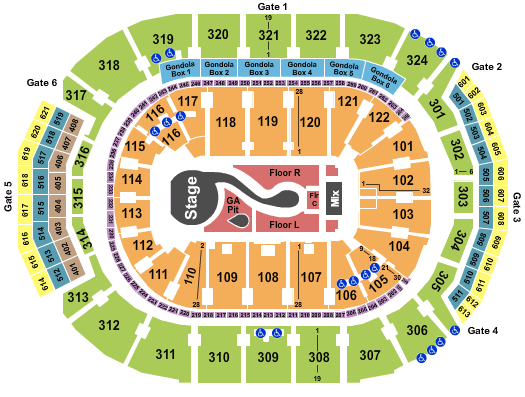 Scotiabank Arena Katy Perry Seating Chart