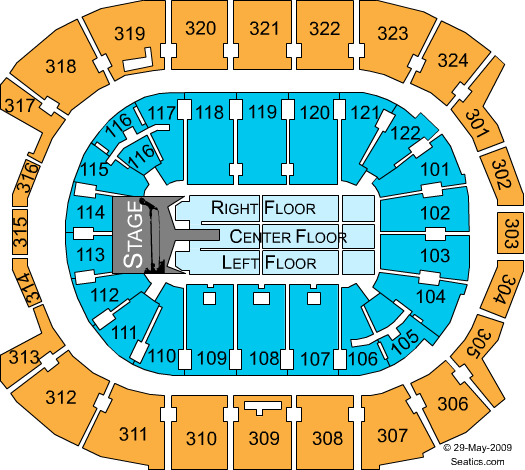Scotiabank Arena Keith Urban Seating Chart