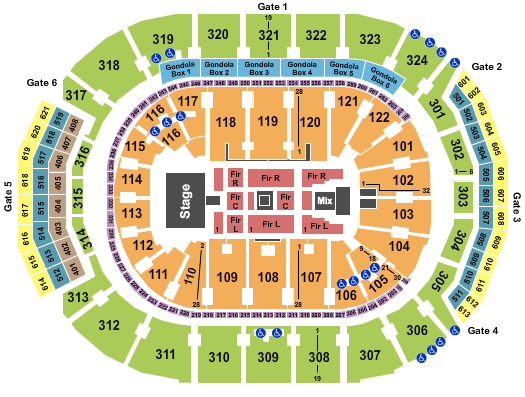 Scotiabank Arena Kendrick Lamar Seating Chart